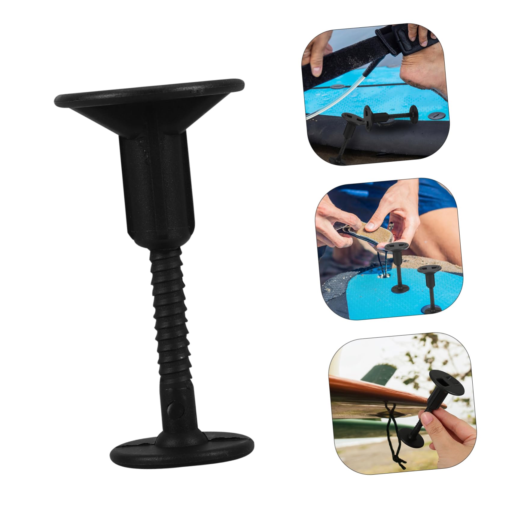 BESPORTBLE Fibbia per Corda di Sicurezza per Tavola da Surf Bullone in Plastica di Sicurezza per Sport Acquatici Surfcasting Attrezzatura Accessori Kayak Tappo Gonfiabile