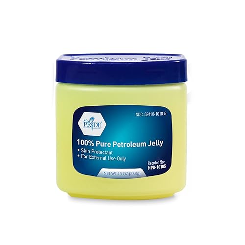 Miniatura 1 de MED PRIDE Pure White Petroleum Jelly Tub de 13 onzas  Protector eficaz de la piel para piel seca, erupciones, quemaduras menores y heridas  Potente
