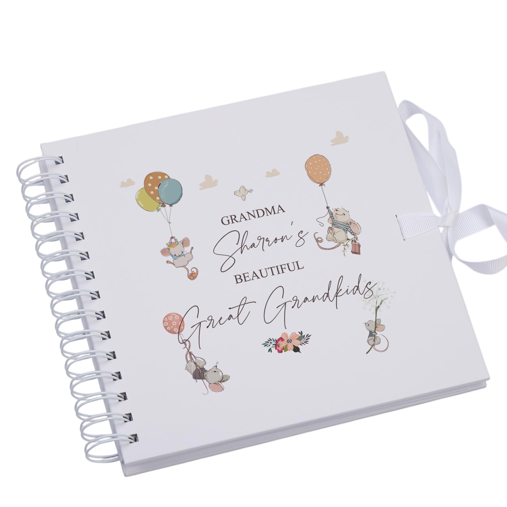 Personalised Grandma Great Grandkids Scrapbook Photo Album Memories Keepsake