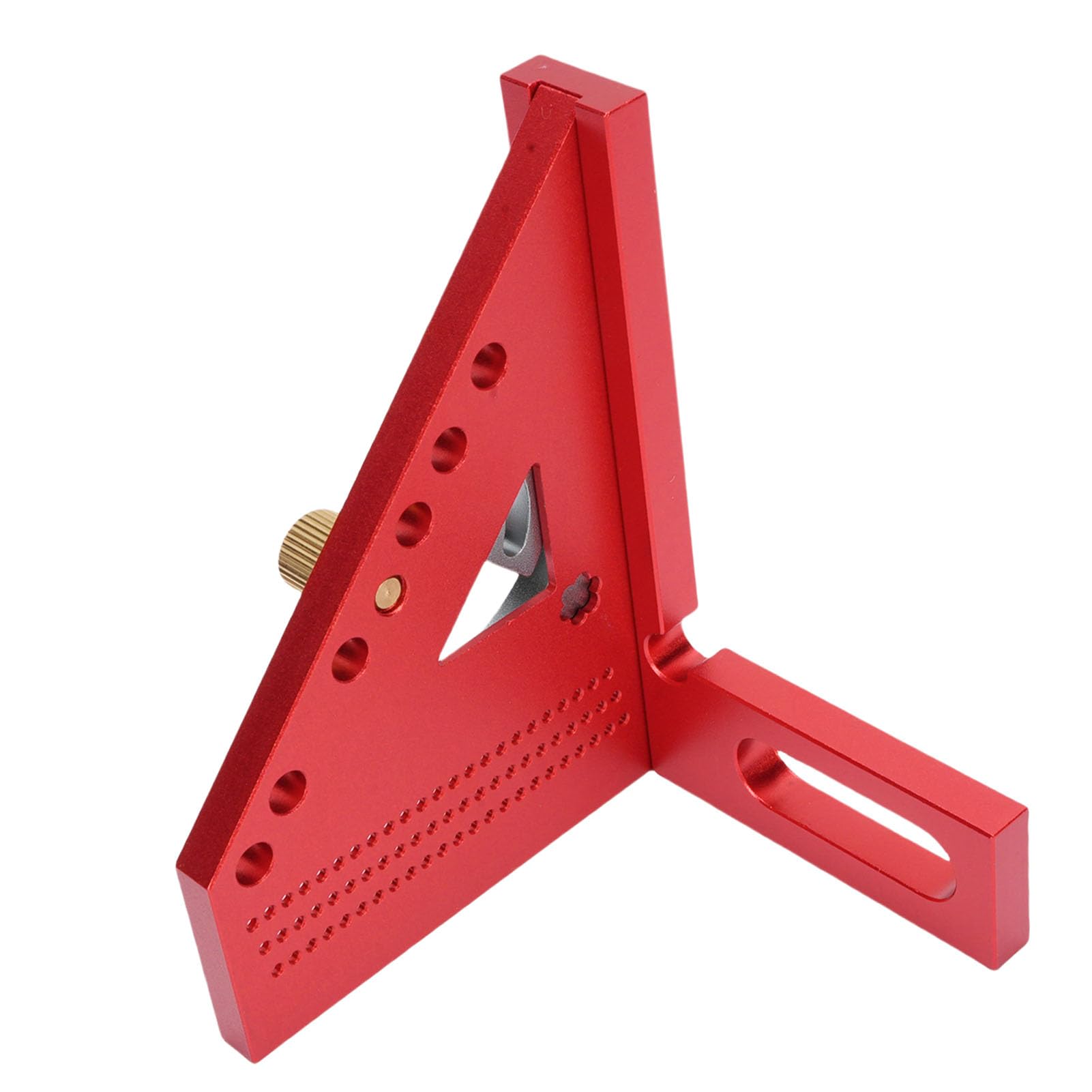 Righello di Misurazione Multiangolo 3D, Goniometro Regolabile in Lega di Alluminio per la Lavorazione del Legno, Strumento di Layout Preciso per Falegnami e Artigiani (#1)