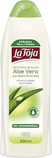 La Toja - Gel Crema de ducha Aloe Vera - Gel de ducha - 5 unidades de 550 ml