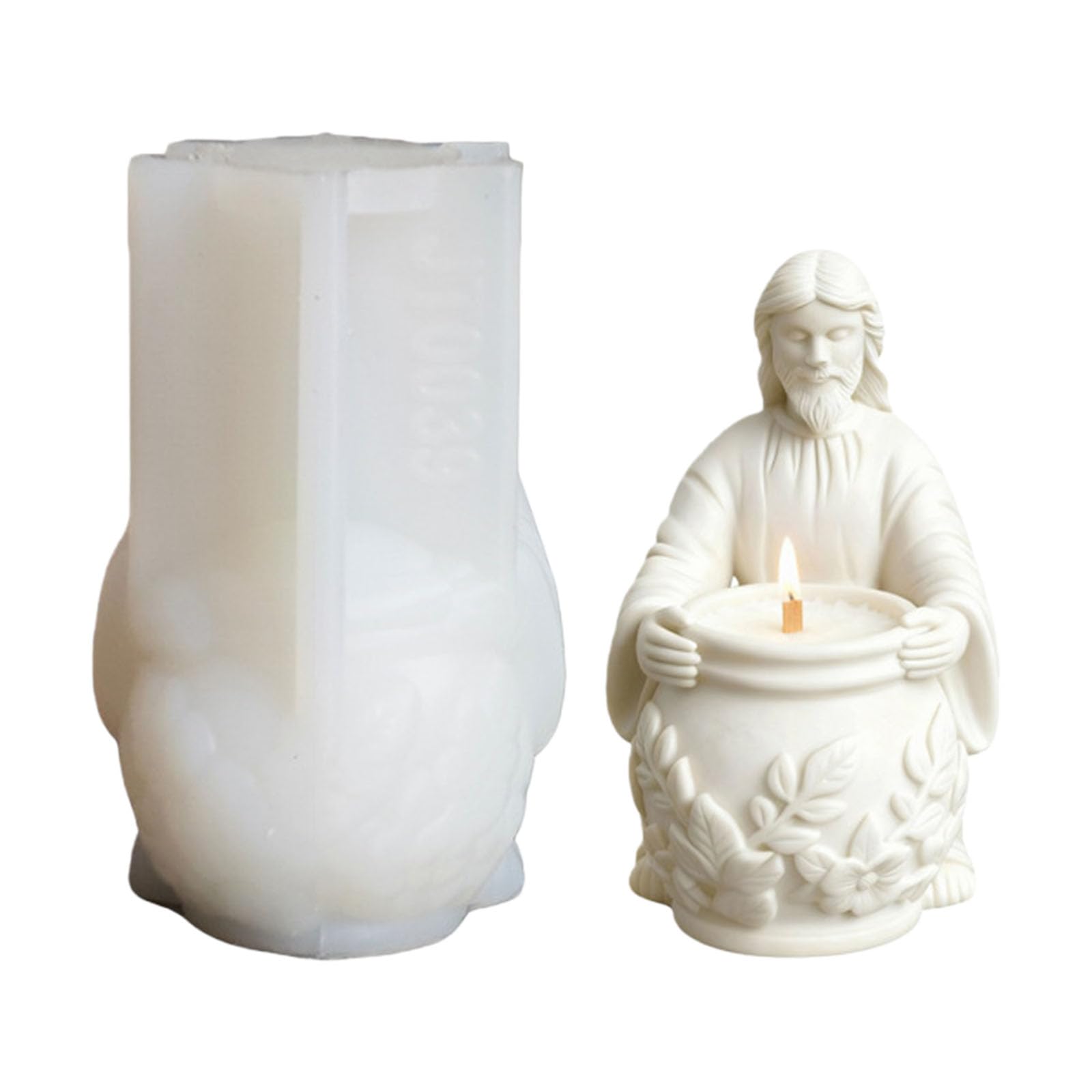 Stampi per candele in silicone Oldman per arte