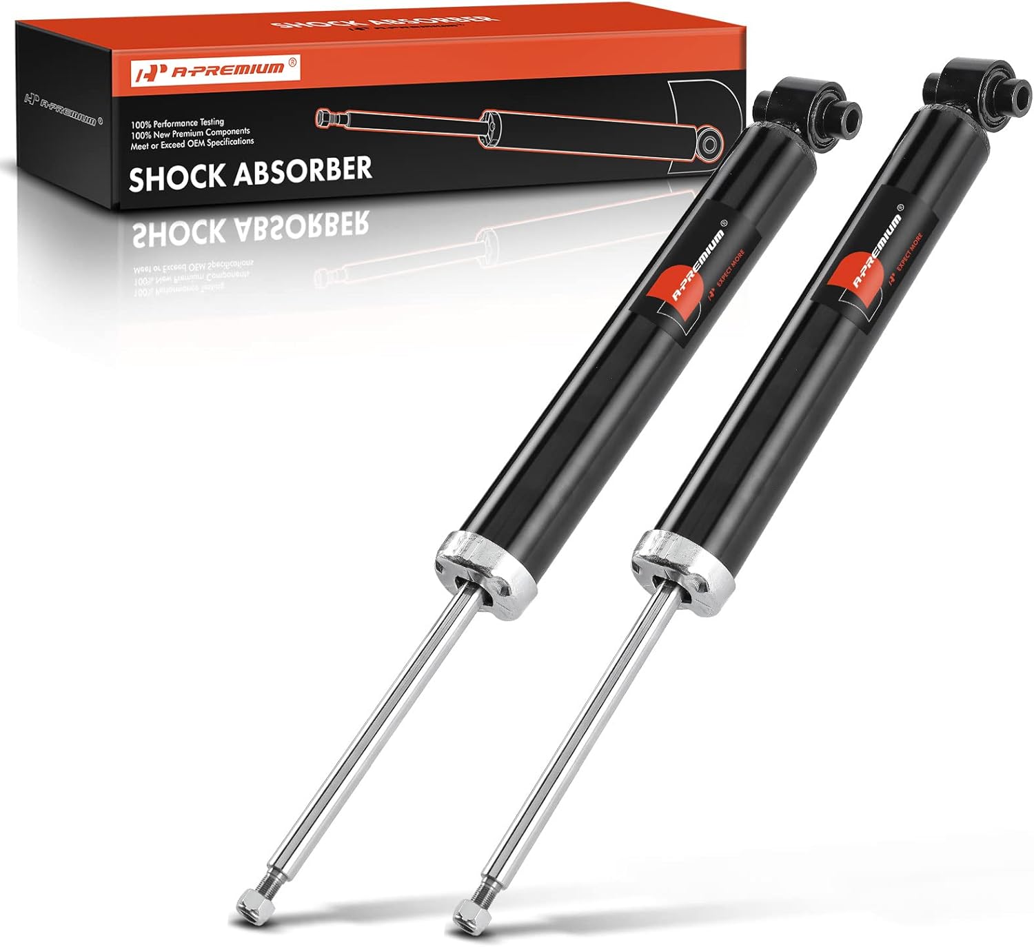 A-Premium Rear Shock Absorber Compatible with BMW 320i xDrive 2013-2018, 328i xDrive 2013-2014 2016, 328d xDrive 2014-2018, 330i xDrive 2017-2019, 335i xDrive 2013-2015 Driver & Passenger 2-PC Set