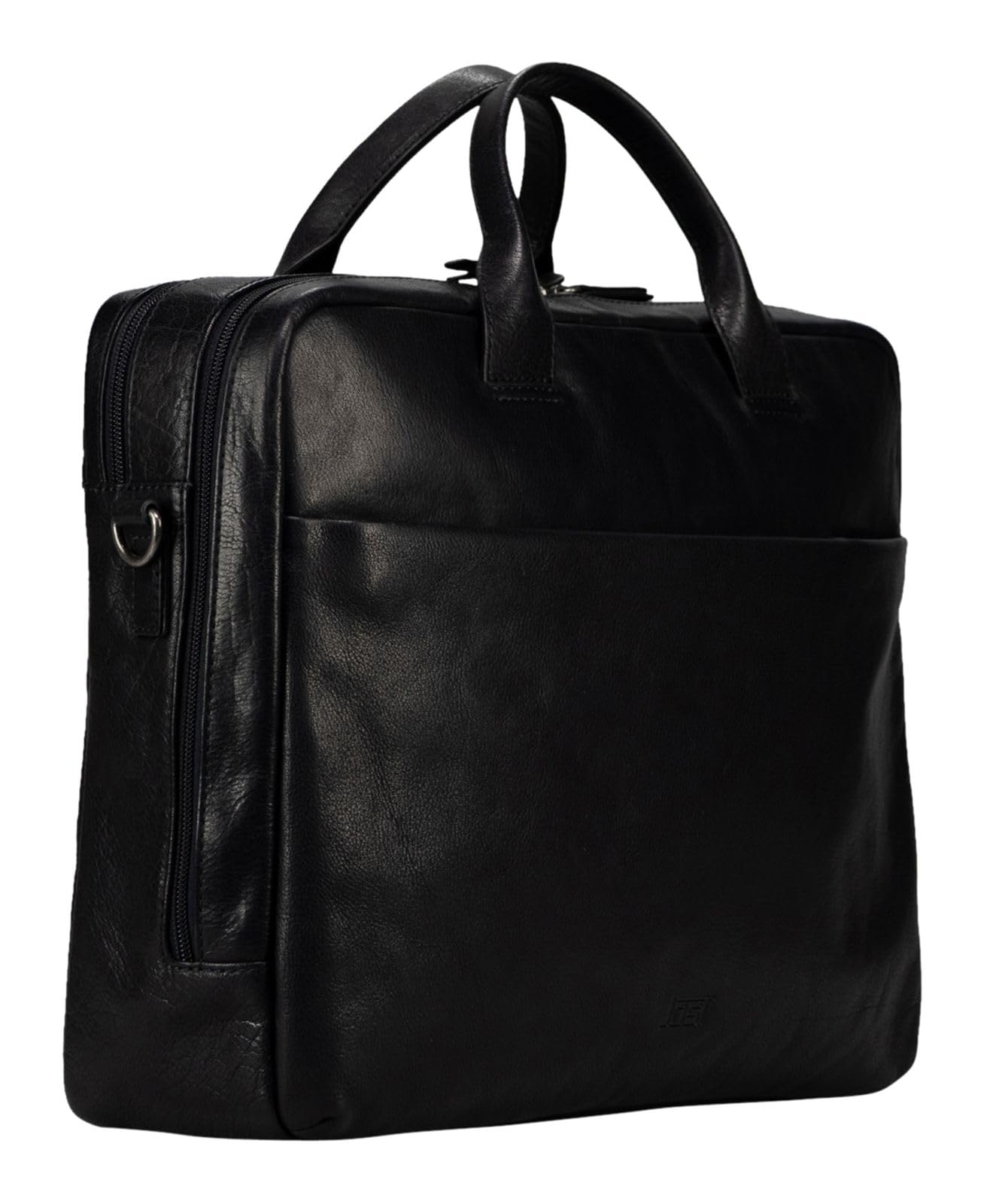 Jost Pelle borsa da ufficio laptop bag con scomparto per laptop Glasgow Business Bag 2C Black nero
