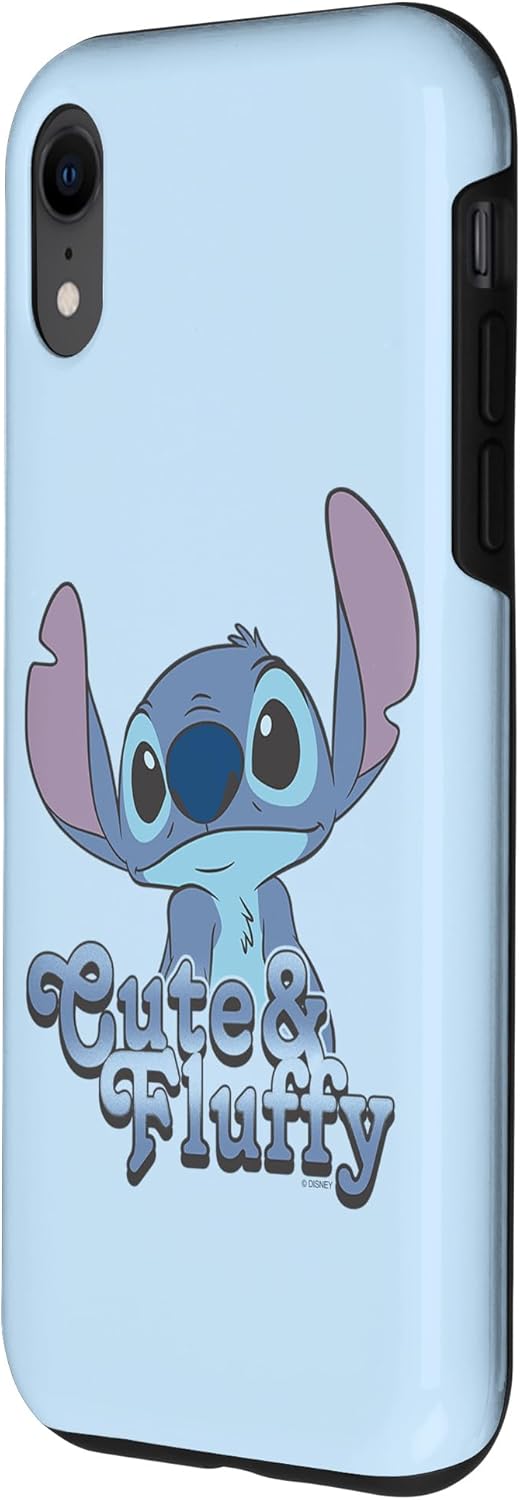Disney Lilo & Stitch Cute & Fluffy Stitch Case for iPhone XR