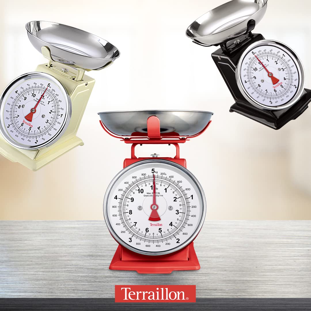 Bilancia da cucina vintage Tradition 500 Crema 5 kg Tara manuale Terraillon