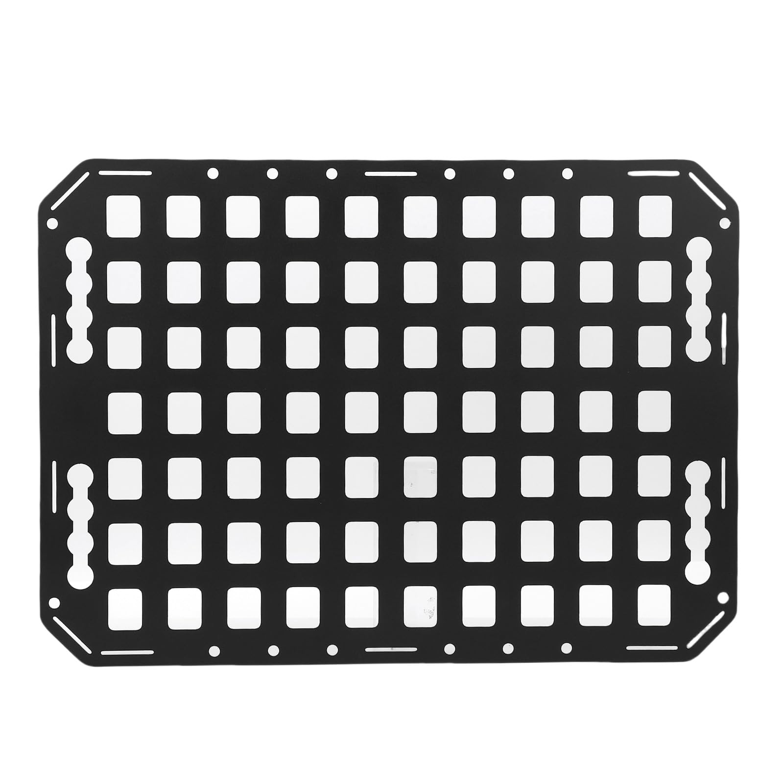 SENECESLI Pannello Molle per Pianale di Camion, Pannello Portaoggetti Modulare per Auto Multifunzionale in Alluminio con Accessori, per Organizzazione di Camion SUV Pickup RV