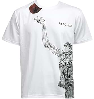 スラムダンク Tシャツ 花道 REBOUND 白 Mサイズ slamdunk Amazon | (フラワー 井上雄彦) 井上雄彦 ウェア スラムダンク T
