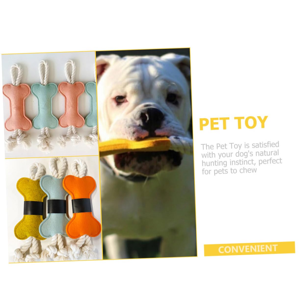 BESPORTBLE 12 Piezas De Juguetes para La Dentición Juguetes De Hueso Chirriantes para Mascotas Juguete De Animales Juguete para La Dentición De Mascotas Cumpleaños para Perros
