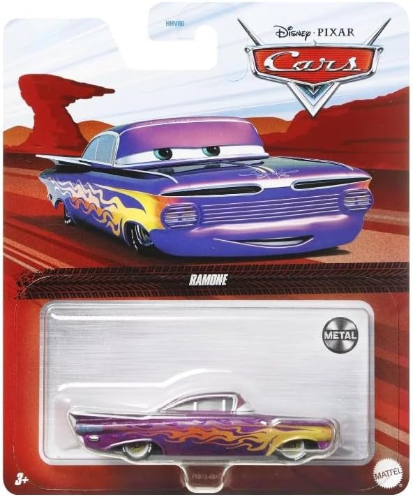 Hot Wheels Monster Trucks Pixar Cars Ramone, Metal 1:55 Scale