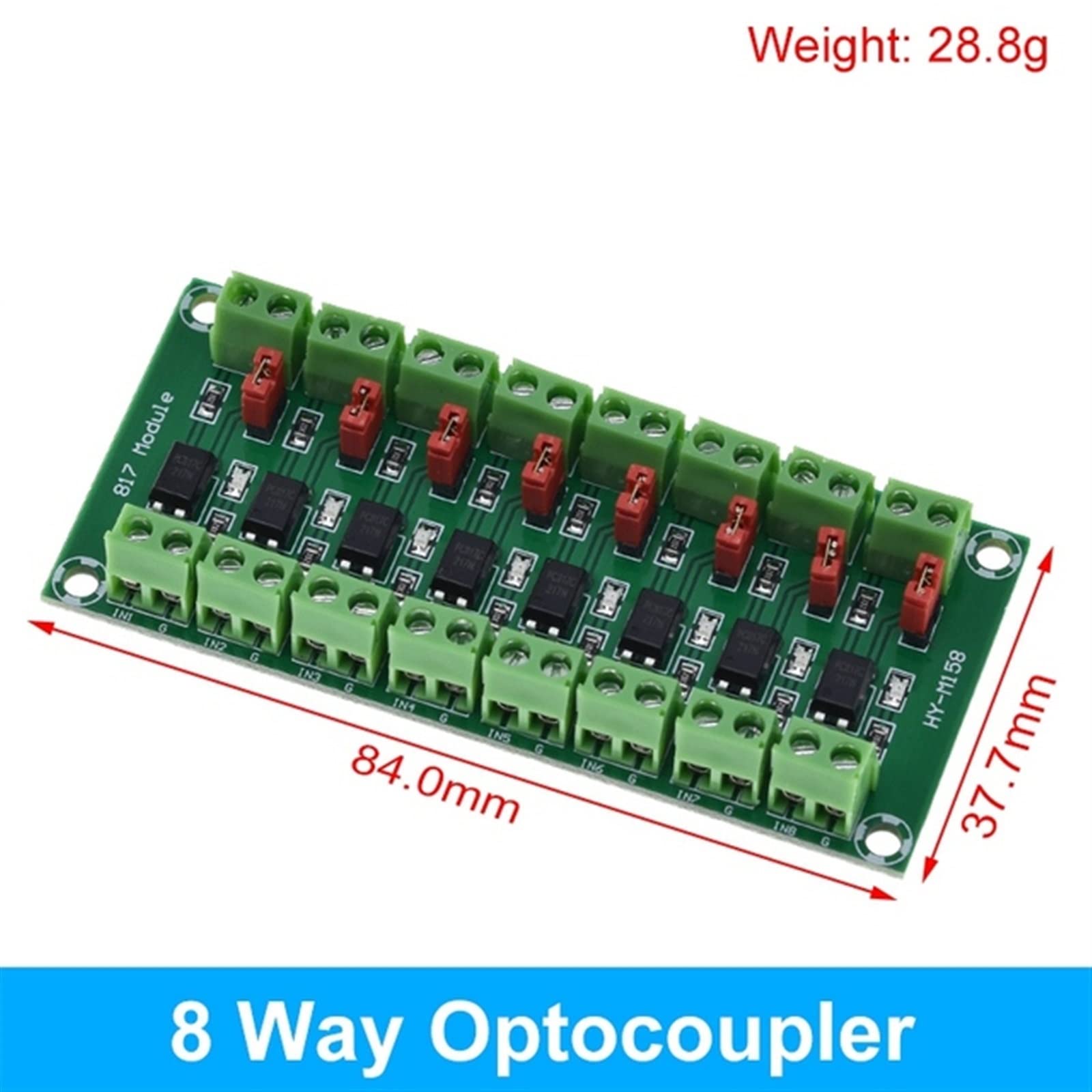 Modulo Isolamento Ottico 8 Canali DEWIN - Per Circuiti Elettronici - Foto 3
