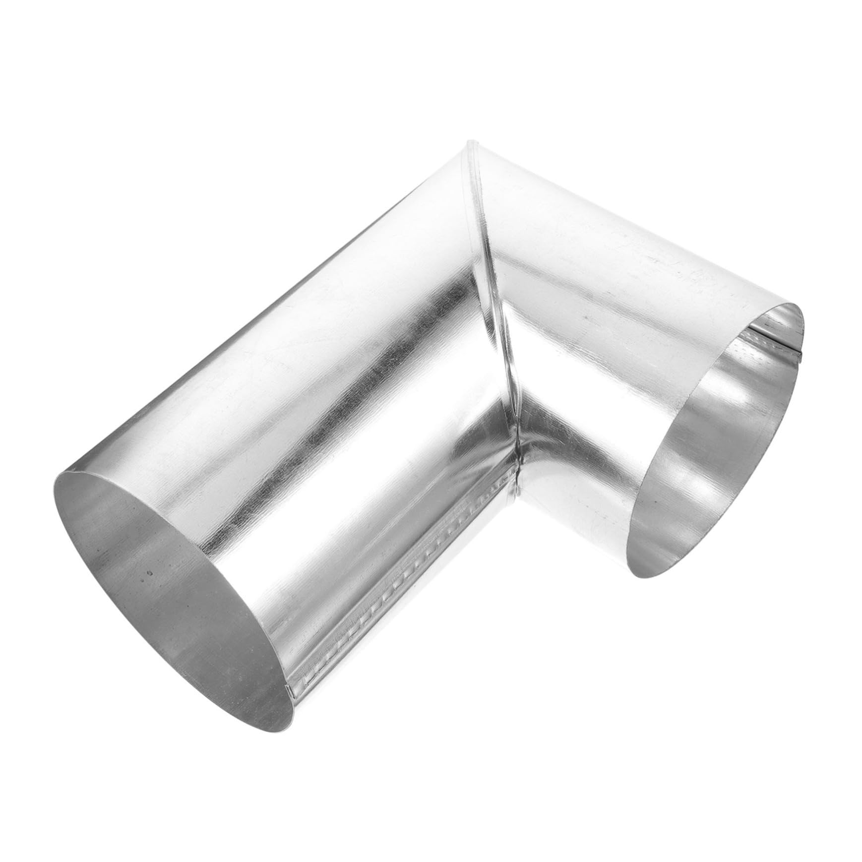 Zerodeko 3 Pezzi Accessori Per Tubi Del Tubo Di Scarico A 90 Gradi Blocco Canna Fumaria Estensione Canna Fumaria Connettore Di Sfiato Dell'Asciugatrice Tubo Per Fumatori Tubo