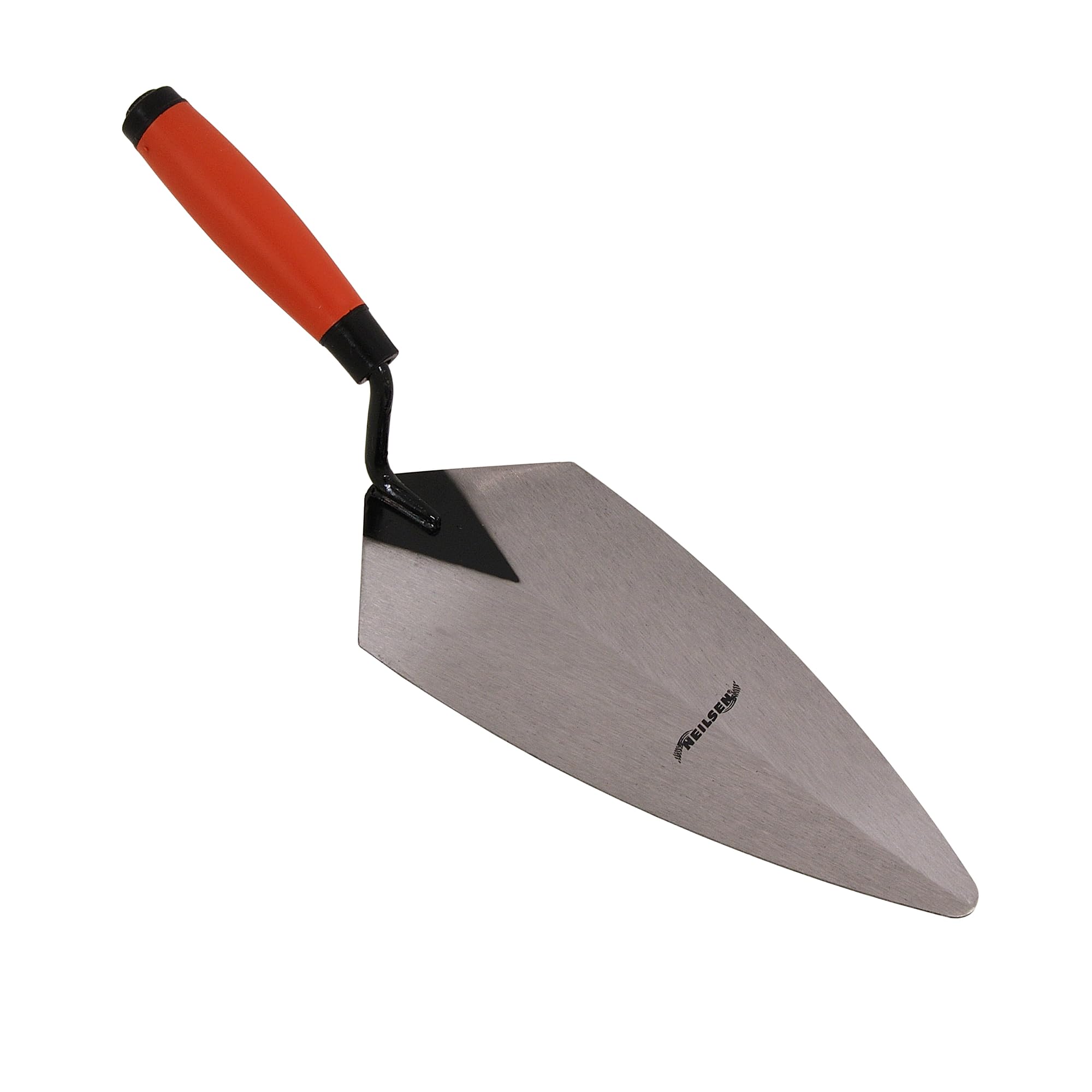 Neilsen Grey Ct1666 11In 280Mm Brick Trowel | Cushion Rubber Grip Handle | Ideal For Bricklaying & Masonry Projects