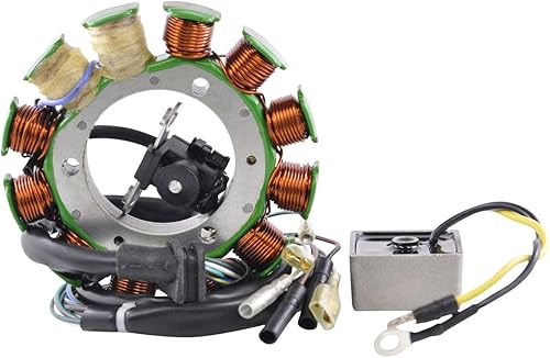 RMSTATOR Estator de repuesto de alto rendimiento + regulador de CA resistente para Honda XR 400 R 1996-2007  OEM Repl.# 31120-KCY-67131120-MBN-671