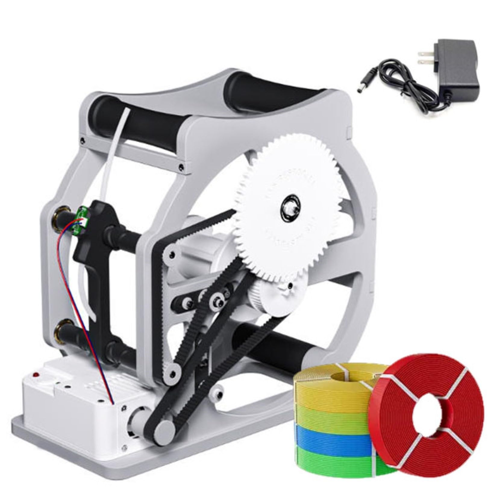 Auto 3D Filament Respooler, Automatische Respooling Maschine mit Smart Start & Stop Funktion Elektrischer Spulenaufwickler für 1 kg Spulen