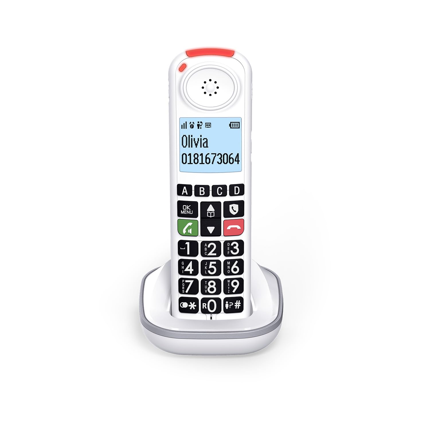 SWISSVOICE – Xtra 55 Handset – Zusätzliches Mobilteil für DECT Schnurlostelefon Swissvoice Xtra 2355, Xtra 2355 Duo und Xtra 3355 Combo – Einfache Installation – Funktioniert Nicht allein am Router