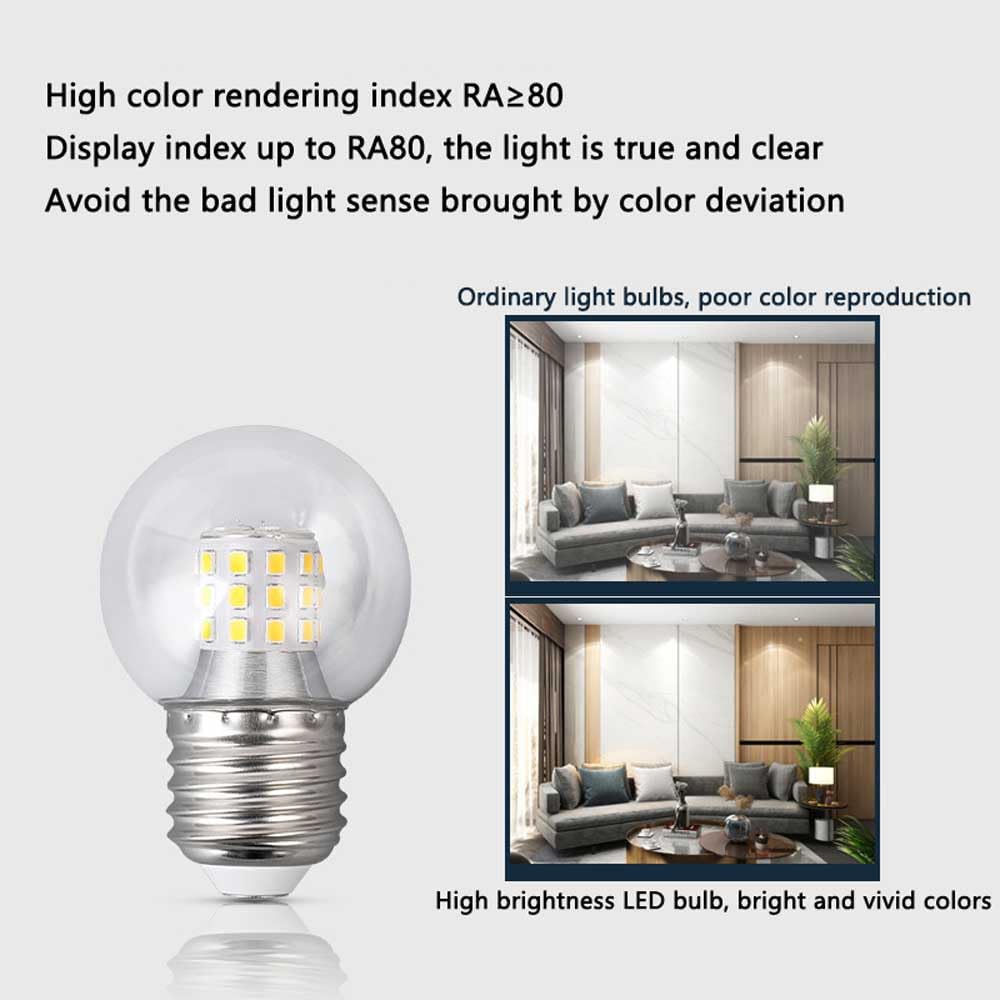 Paquete de 10 Bombillas Led E27, Alto Brillo 9W 900Lm Natural 4000K, Bombillas de Maíz G45 Led E27 de Bajo Consumo para Iluminación Del Hogar, Iluminación Incandescente Equivalente a 40W/Whi