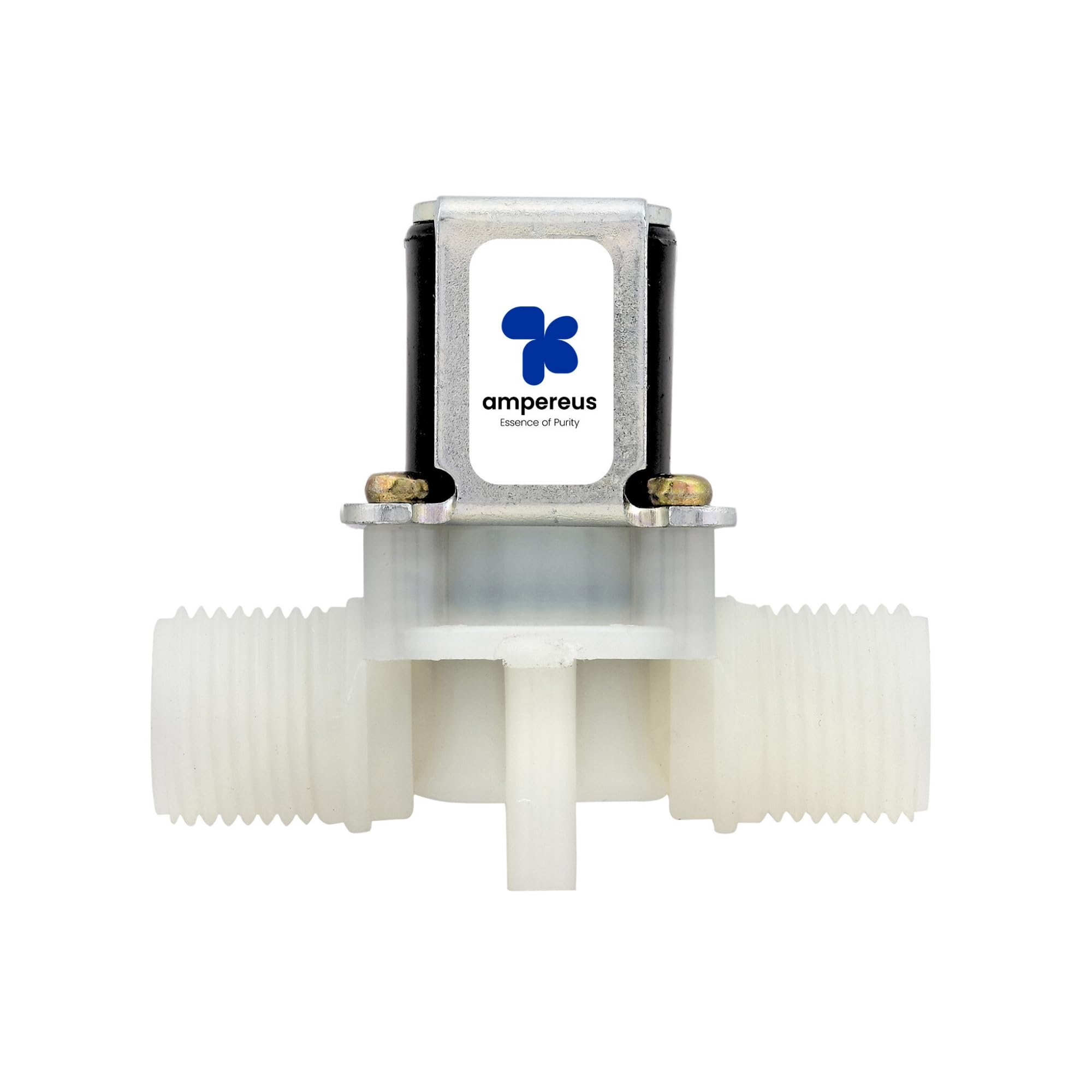 1/2 Inch Inlet-Outlet Diaphragm Solenoid Valve for Water Purifiers domastic, Commercial, Agricultulture, Irrigation, Hydroponics, Aquaponics, Aquarium and many more (230 V AC)