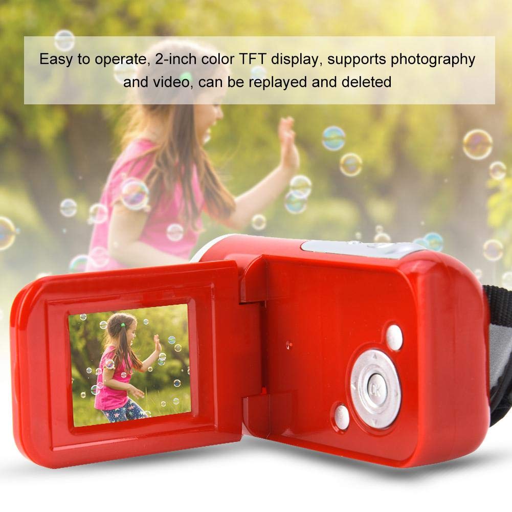 Appareil Photo Numérique, 2,7 Pouces TFT 16MP 16X Zoom HD Vlogging Camera, Caméscope Caméra Vidéo 1020mAh, Pour Les Enfants Débutants (Noir