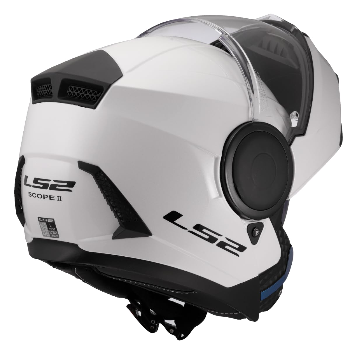 LS2, Casco Moto Modulare SCOPE II SOLID Gloss White, S