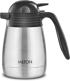 Milton Thermosteel Classic Carafe Tea/Coffee Pot (600 ML), Assorted Colours