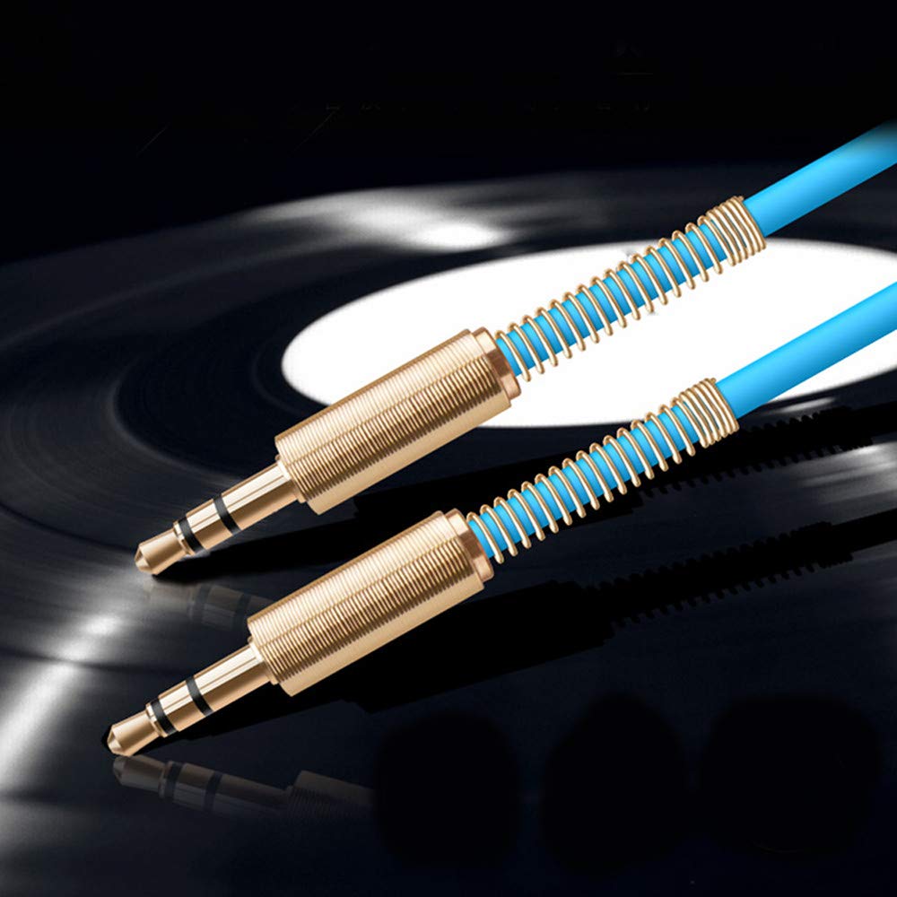 JacobsParts 2-Pack 3ft Aux Cable 3.5mm 1/8