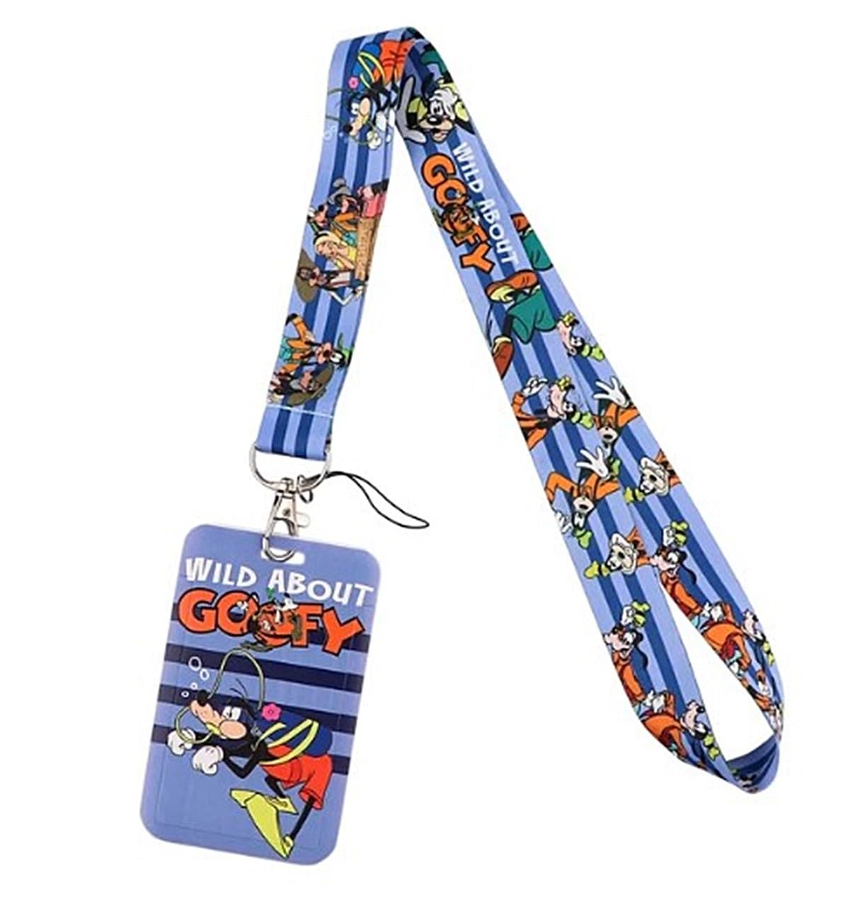 TCB Creations Goofy Cartoon Character Lanyard Keychain ID Holder