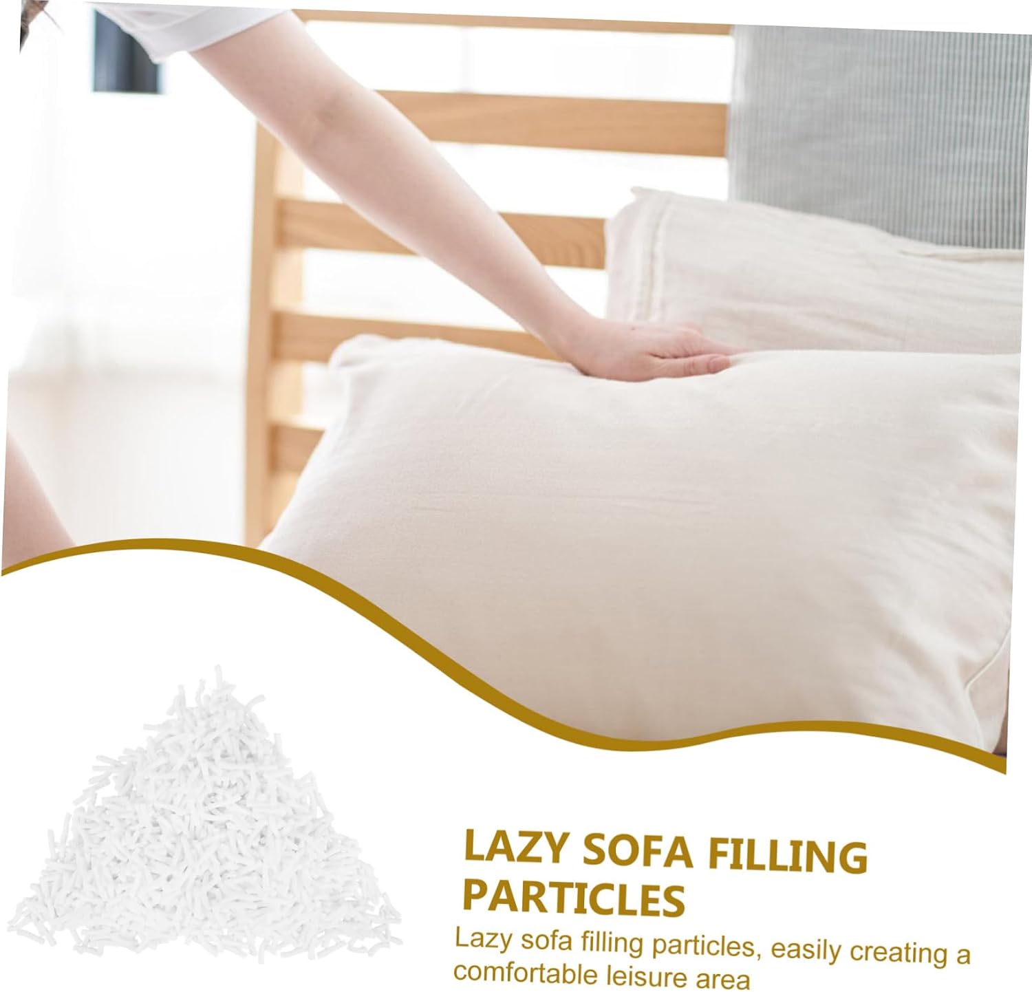 1set Latex Particles Filling for Bean Bag Chairs Comfortable Stuffing Beads Versatile Supplies for Lazy Sofas Soft and Breathable Latex Fillers Exceptional Support and Durability