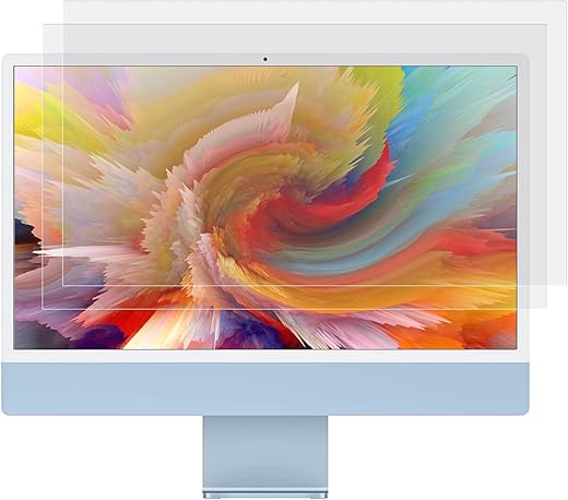 MUBUY-GOL 2 Pack Anti Glare Screen Protector for 2021 Apple iMac 24-inch, Reduce Glare Reflection and Eyes Strain, Matte Screen Protector, Reduce…