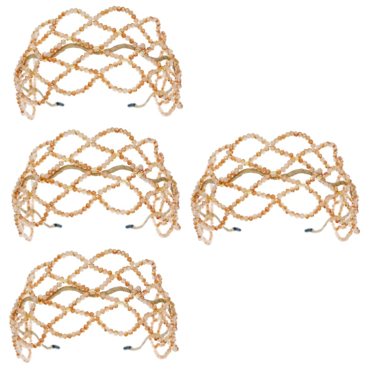 FRCOLOR 4 Pezzi Fascia Di Cristallo Gemme Per Per Le Donne Fascia Per La Ragazza Accessori Per Da Sposa Delle Donne Fasce Per La Testa Fasce Di Perle Copricapo Da Sposa
