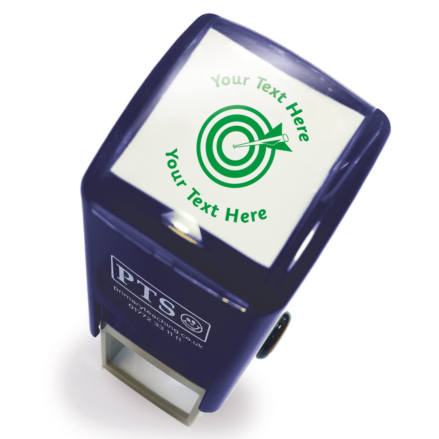 Personalised Target School Teachers Feedback Marking Stamper Stamp 25mm Primary Teaching Services (Green)