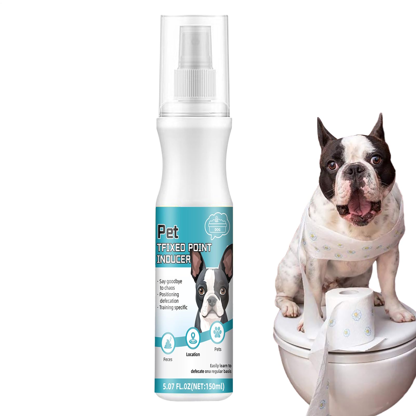 Spray d'apprentissage de la propreté – Spray attractif d'urine pour chien, aide à l'apprentissage de la propreté des chiots | Formule inodore de 150 ml pour une utilisation en intérieur et en