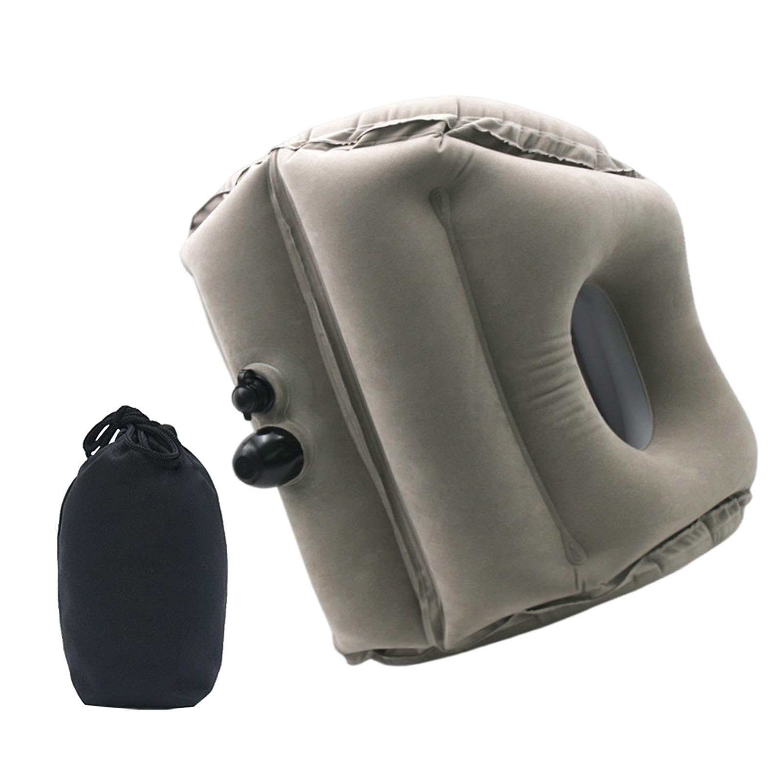 URAQT Cuscino Da Viaggio, Cuscino Da Viaggio Supporto Cervicale Collo, Cuscino Cervicale Aereo, Cuscino Memory Foam Da Viaggio Per Adulti E Bambini - Foto 7