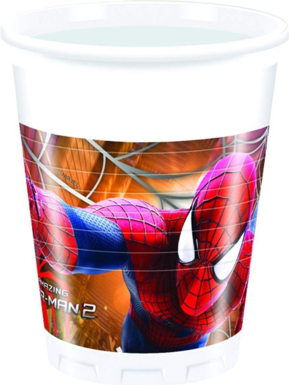 Gobelets jetables Spider-Man lot de 8 verres anniversaire garçon et fille