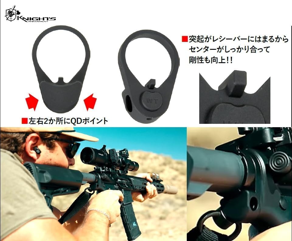 Amazon | WiiTech 東京マルイ 電動ガンEVOLT M4A1用 KACタイプ エンド