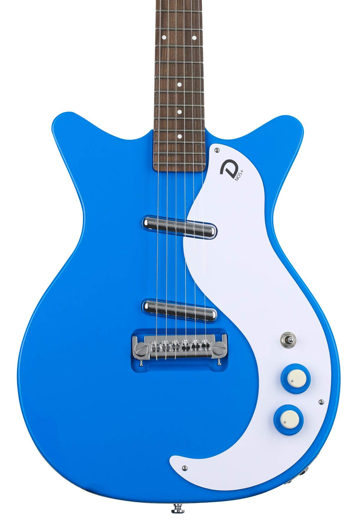 Amazon.com: Danelectro '59M NOS+ Electric Guitar (Go-Go Blue