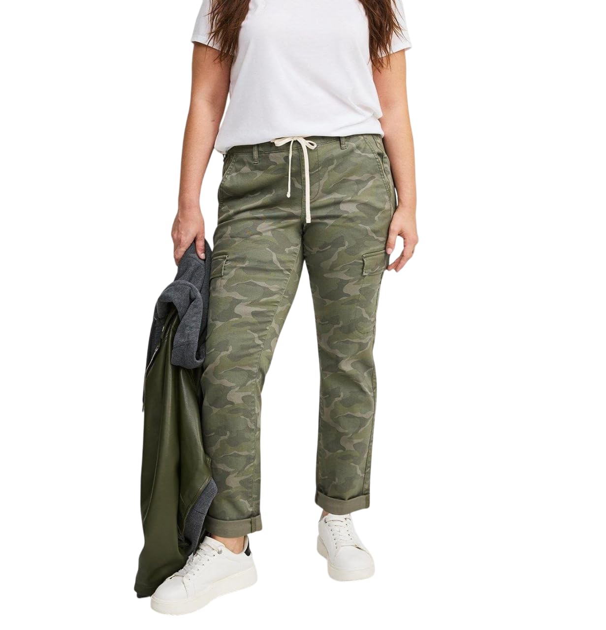 Torrid Womens Plus Size Pants - Weekend Straight Cargo Pant