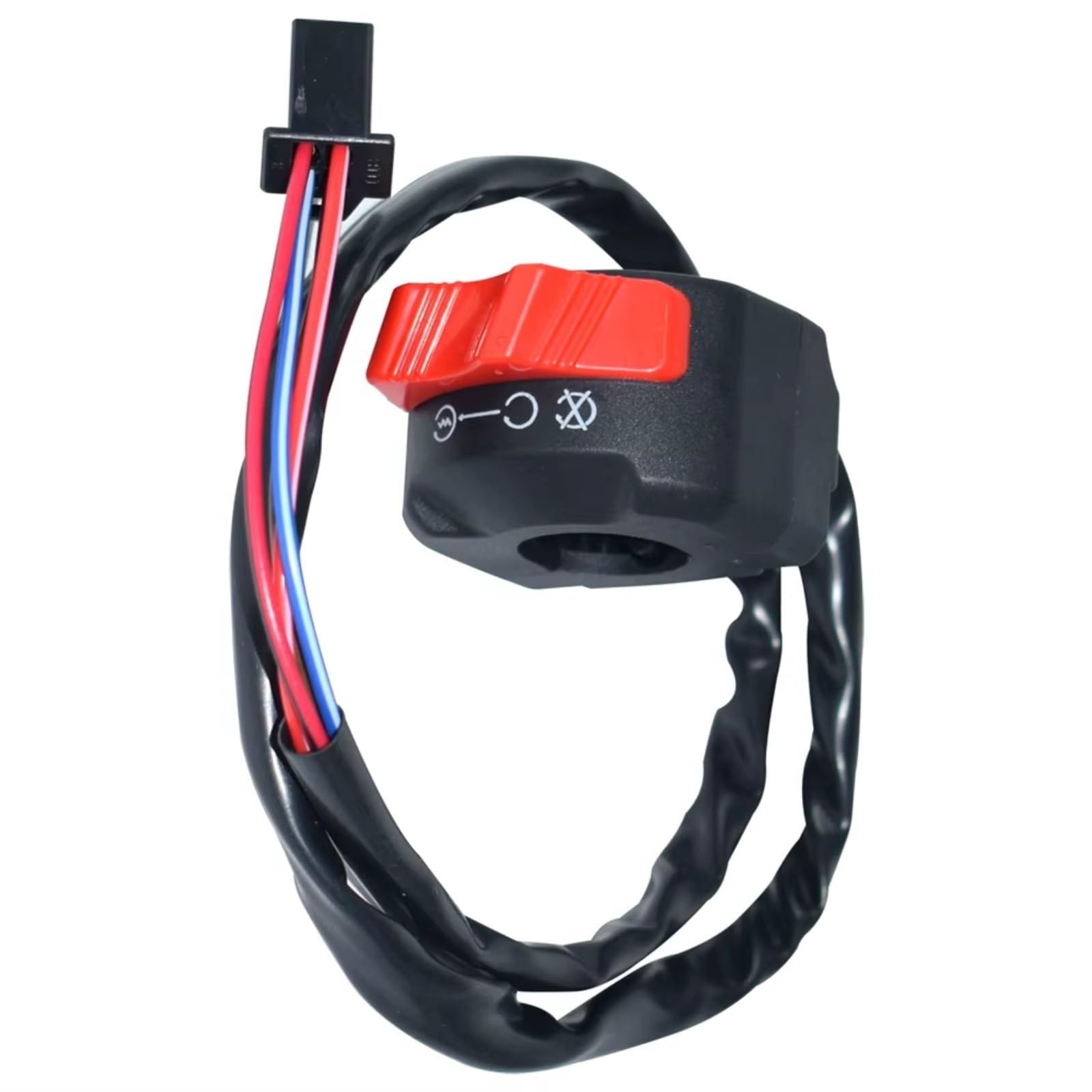 Interruttore Di Comando Manubrio Moto Destro Da 7/8 "22mm Per M-SLAZ Per MT-15 Montaggio Universale Pulsante Start Kill ON OFF 12V Comando Manubrio