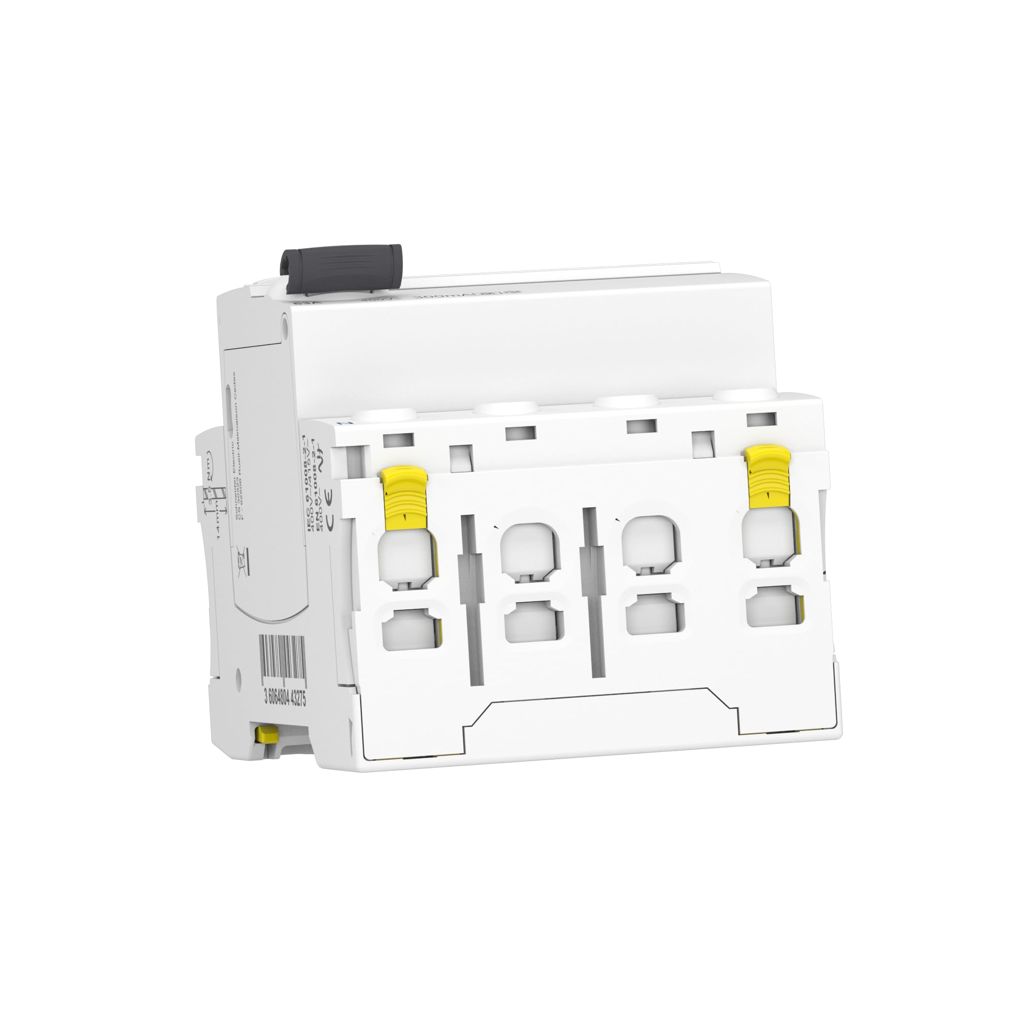 Schneider Electric Wyłącznik ochronny FI Acti9 iID, 4-biegunowy, 63 A, 300 mA, typ A, numer artykułu A9Z24463