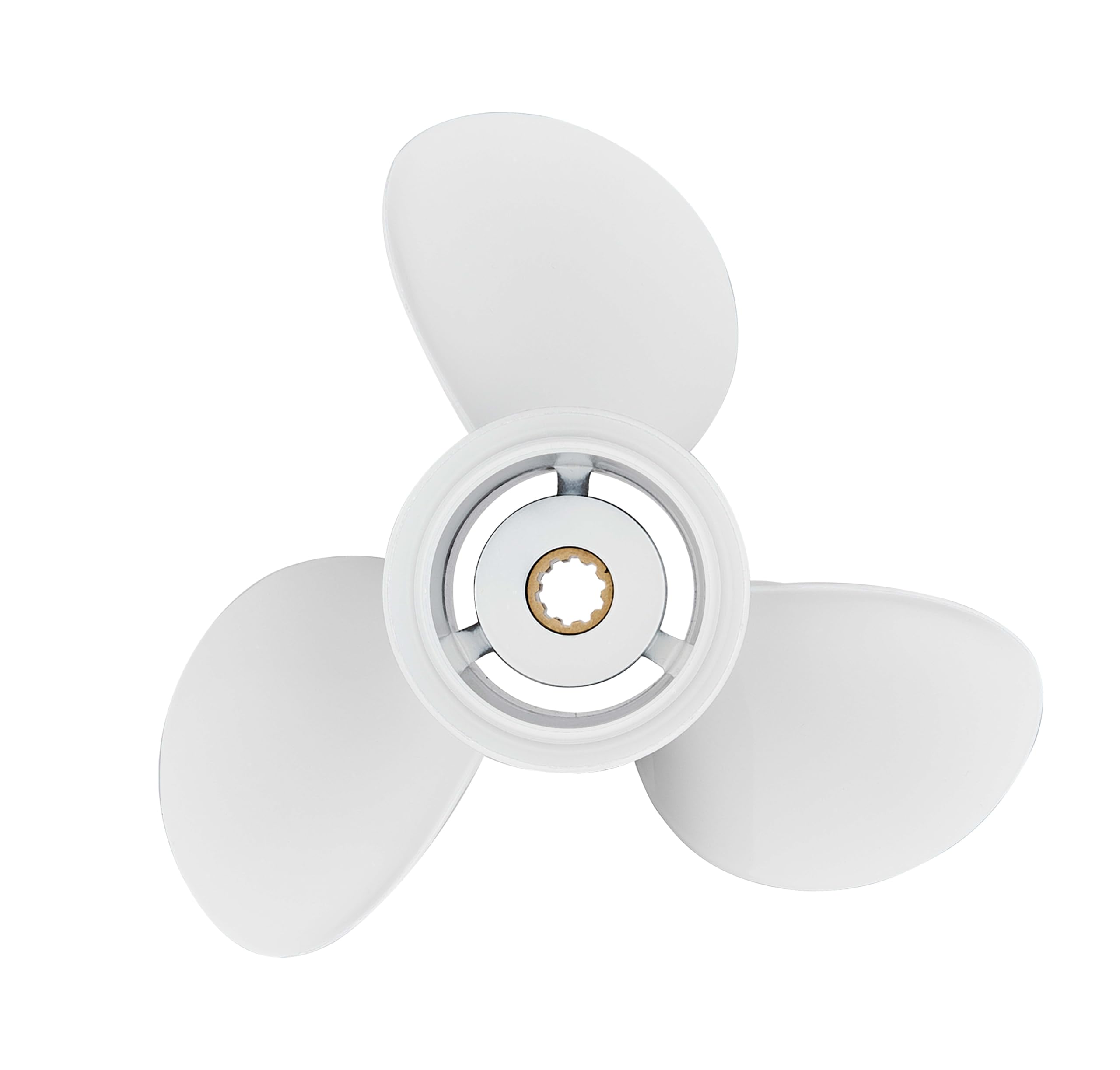 AoryimtBoat Outboard Moto Propeller 9 7/8 x 11 1/4-F