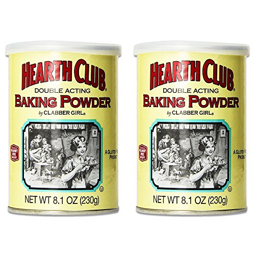Clabber Girl Hearth Club Baking Powder, 8.1 oz. (2 Pack)