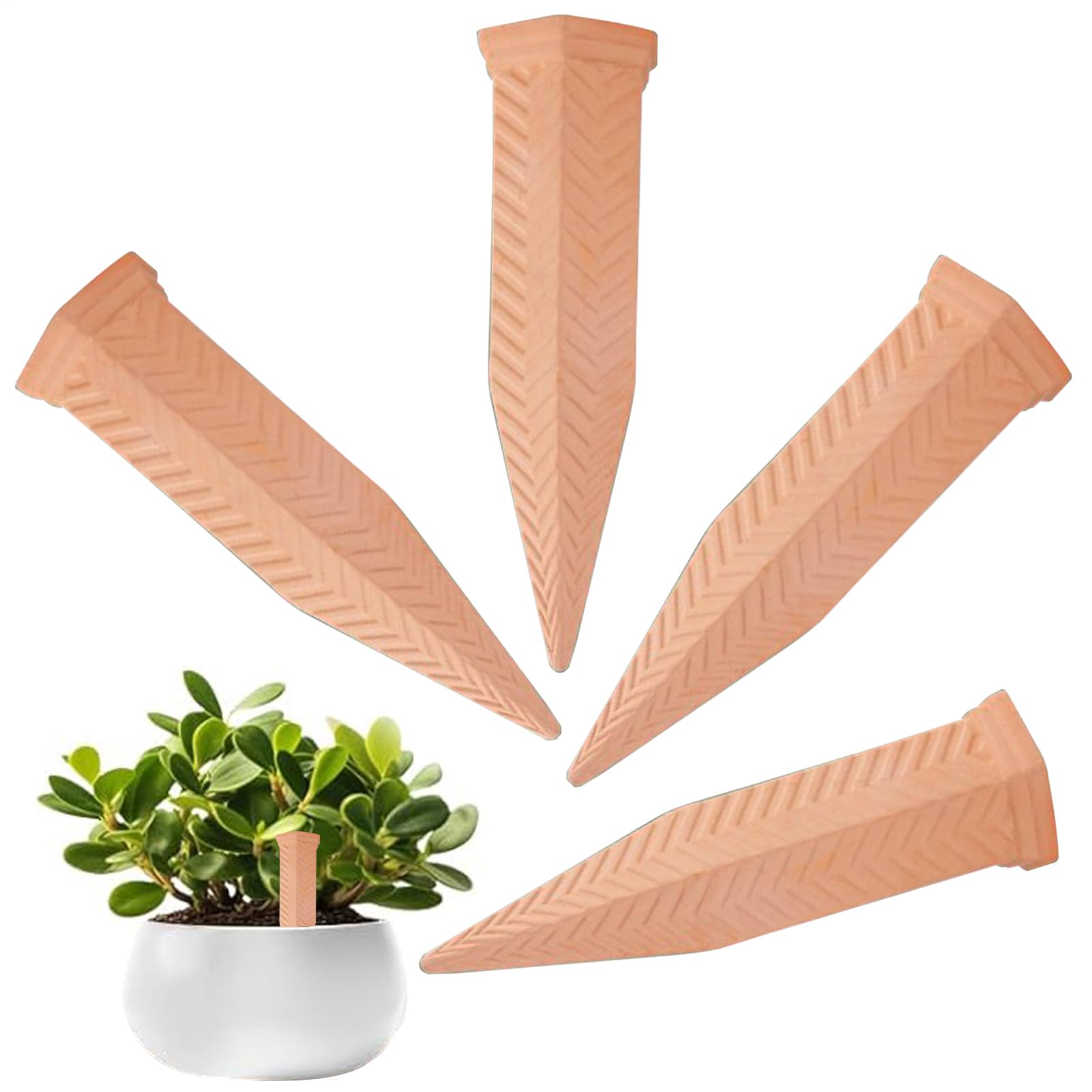 Dispositifs d'arrosage pour d'intérieur en terre cuite pour stopper le dessèchement des plantes