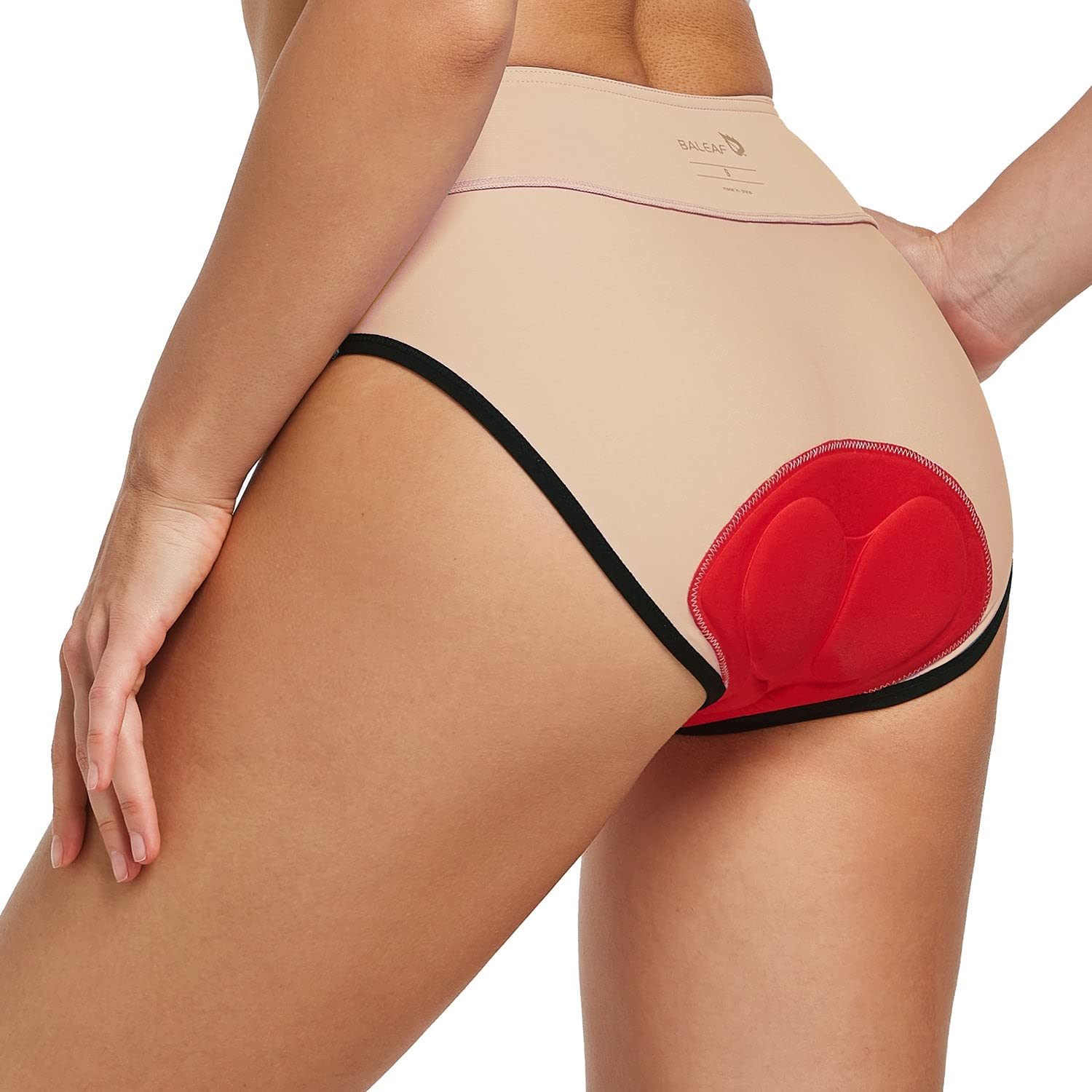 baleaf Culotte Vélo Rembourrée Short Vélo Femme Cuissard Vélo Femme sous-vêtement de Cyclisme Rembourré avec Gel 3D pour Femmes