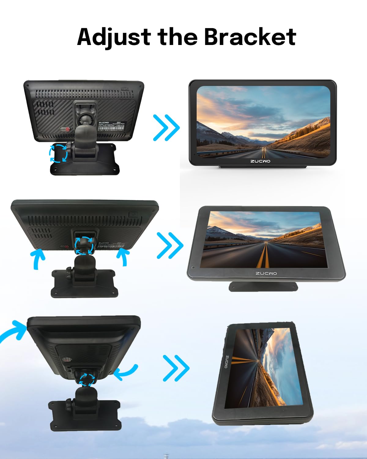Amazon.com: 7 Inch Wireless CarPlay Screen for Car, Portable Car