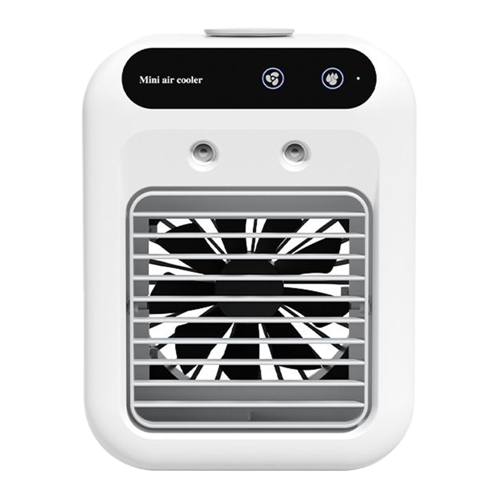 MESCXTY Portable Air Conditioner Fan Quiet Desk Evaporative Cooler Humidifier with 2 Speed Settings Personal Cooling for Bedroom Dorm Nursery Home Office