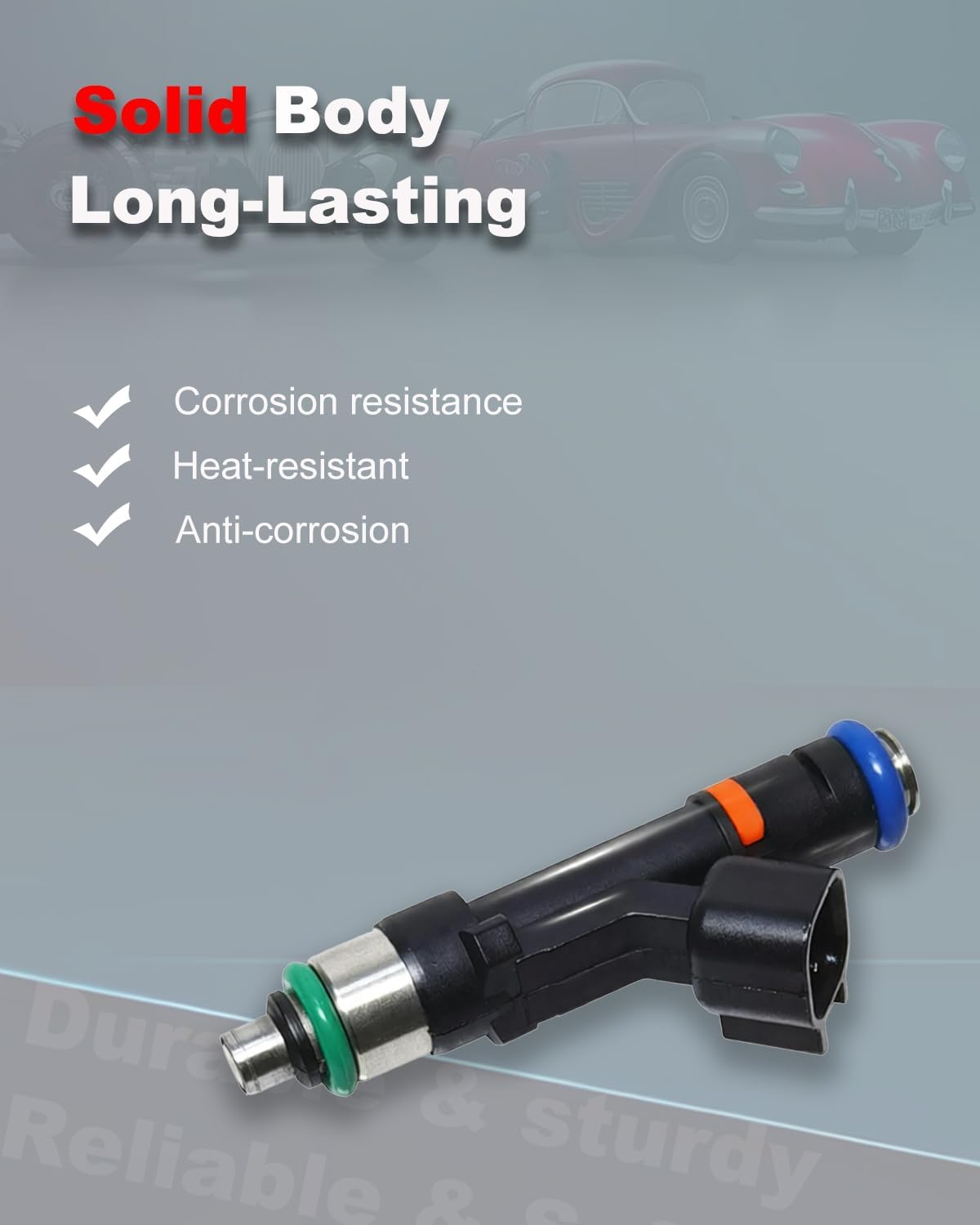 8-Count Fuel Injector Compatible with 2006-2011 Ford Crown Victoria, Mercury Grand Marquis, Lincoln Town Car - V8 4.6L - Gas & Flex Replacement for FJ958 0280158089