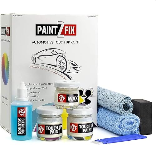 Pintura de retoque para BMW - Mineral White A96 Mineralweiss Kit de reparación de arañazos y virutas - Tamaño grande de 2.5 fl oz