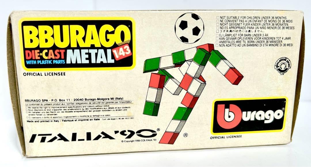 Amazon.co.jp: ITALIA 90 burago Ferrari testarossa （箱にダメージ