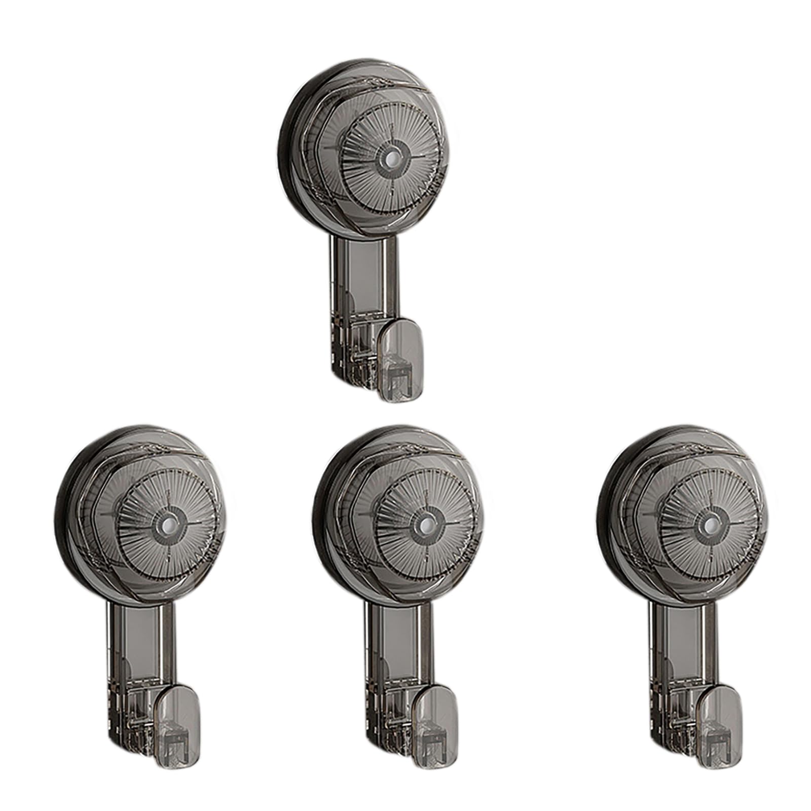 4Pcs Wall Mounted Clothes Hangers Heavy Duty Suction Hook Multipurpose Suction Cup Hook for Bathrooms & Kitchens Rotatable Clothes