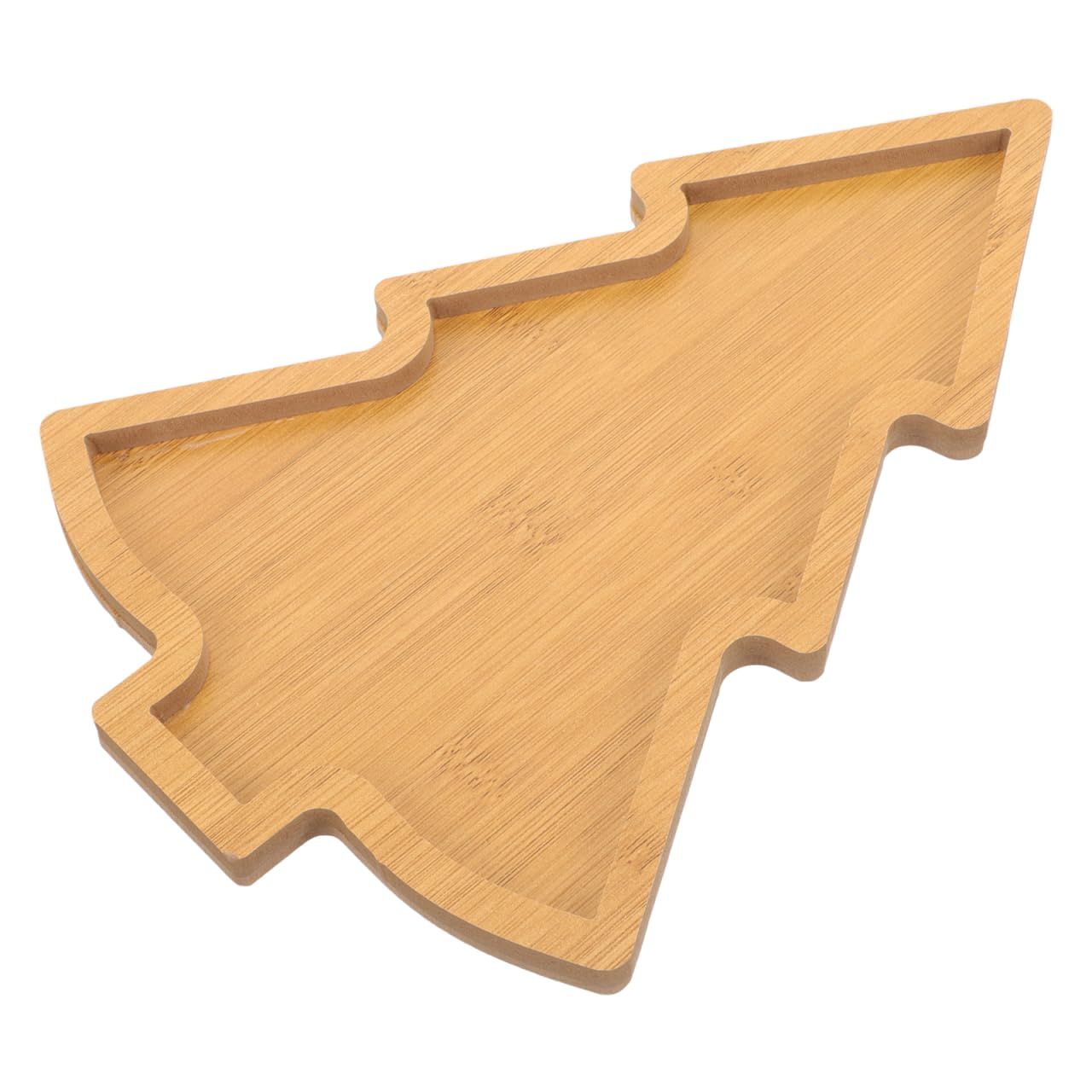 ABOOFAN Christmas Tree Shaped Charcuterie Board Wooden Cheese Board Serving Platter Snack Dessert Tray Xmas Present for Mom Daughter Friend